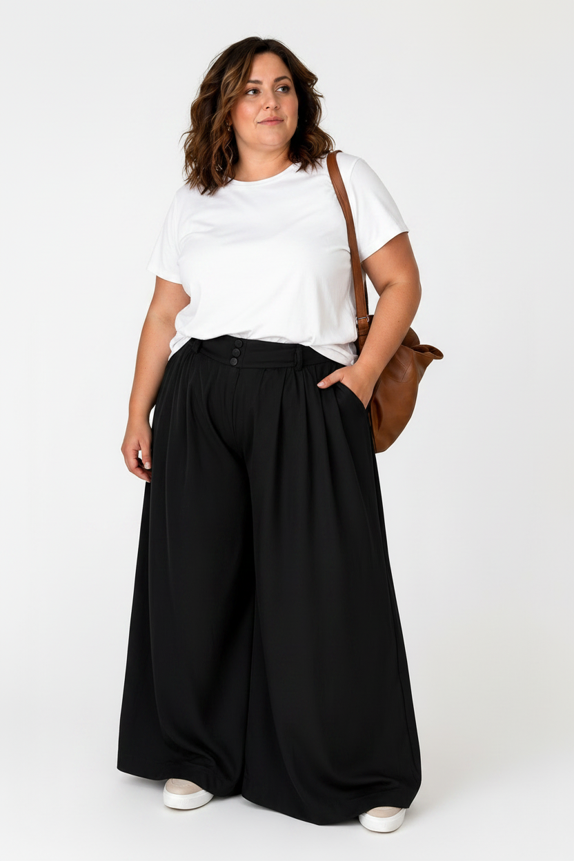 Calça alfaiataria preta