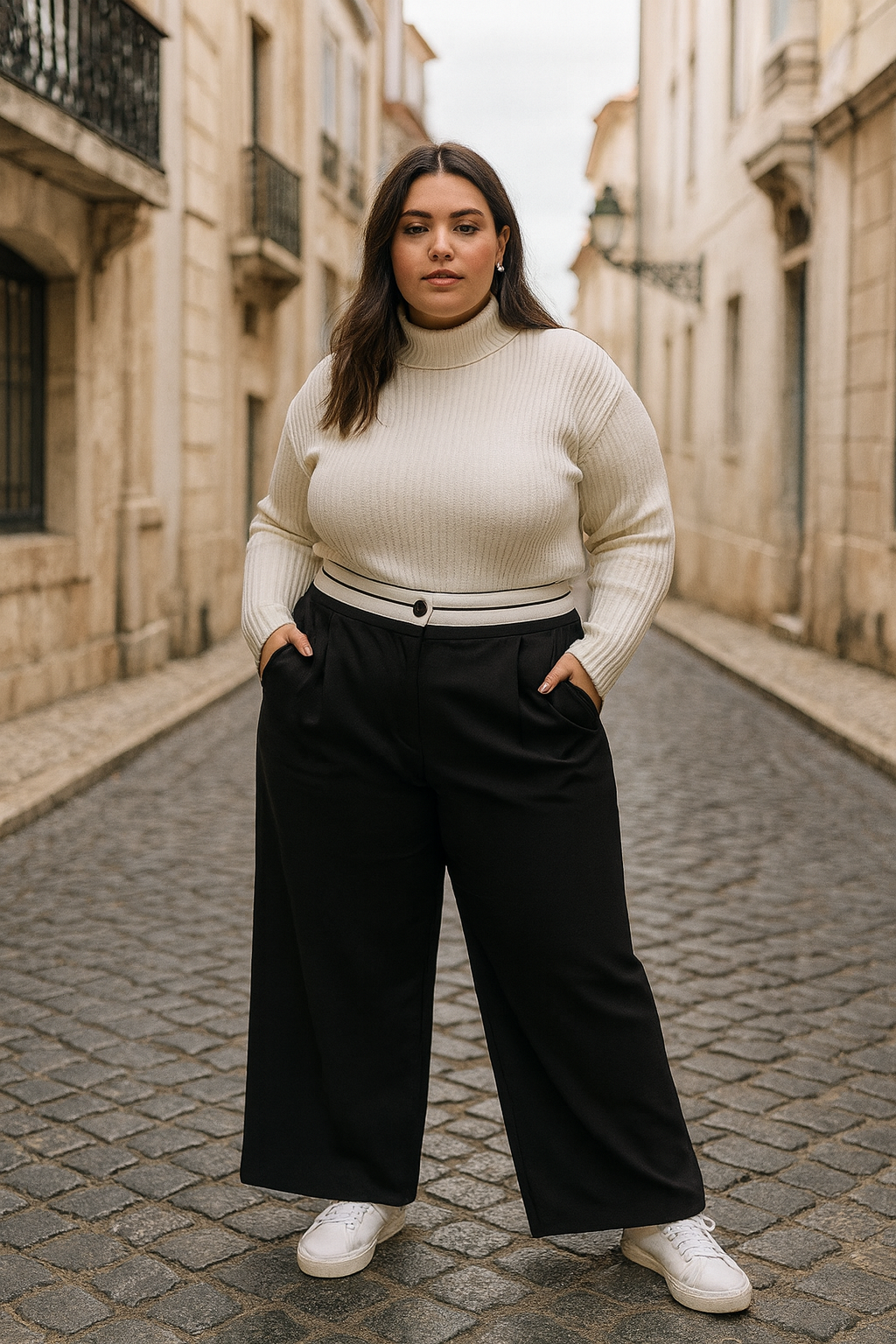 Calça alfaiataria preta