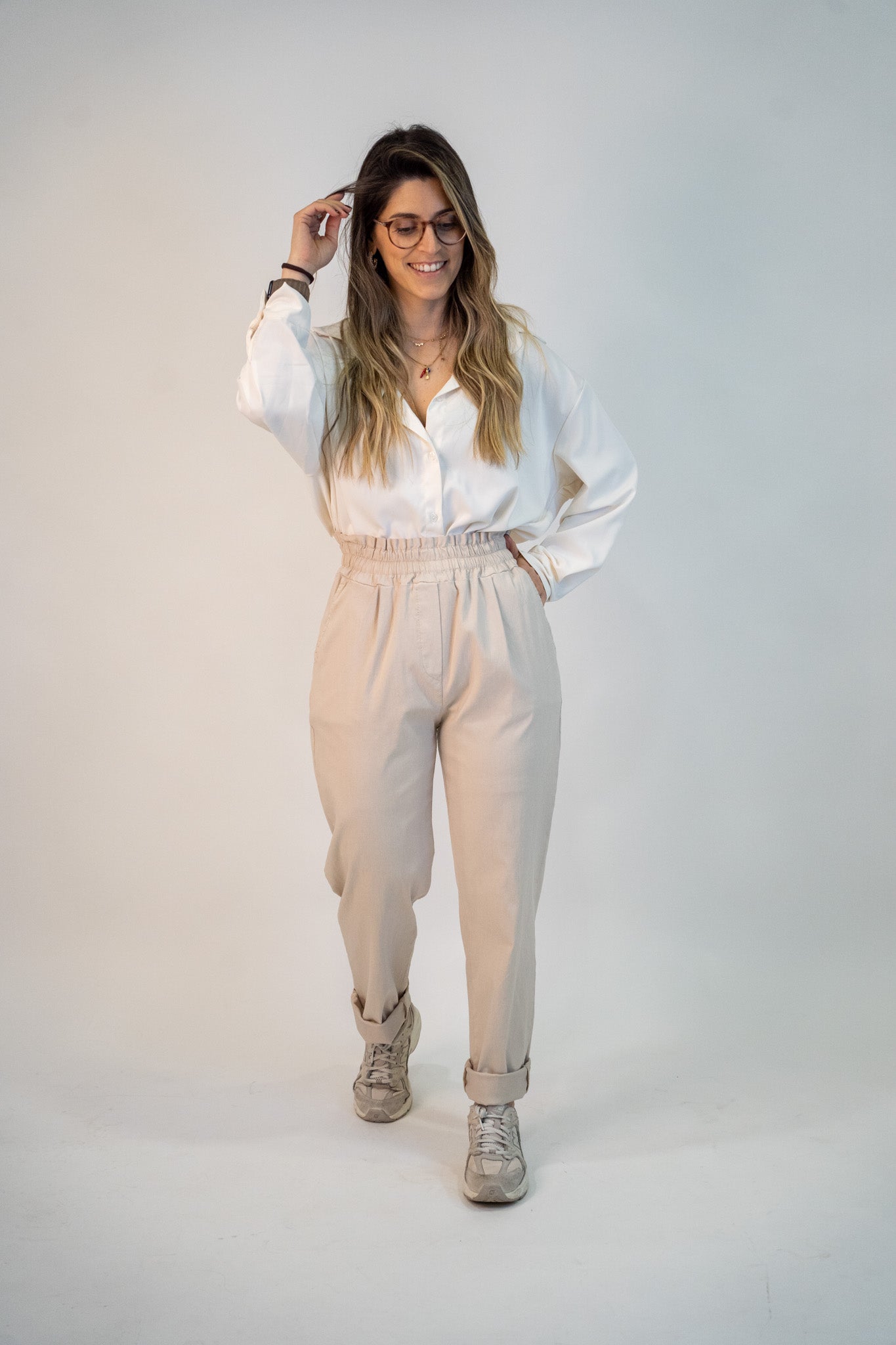 Calça Wonder 1.0 bege