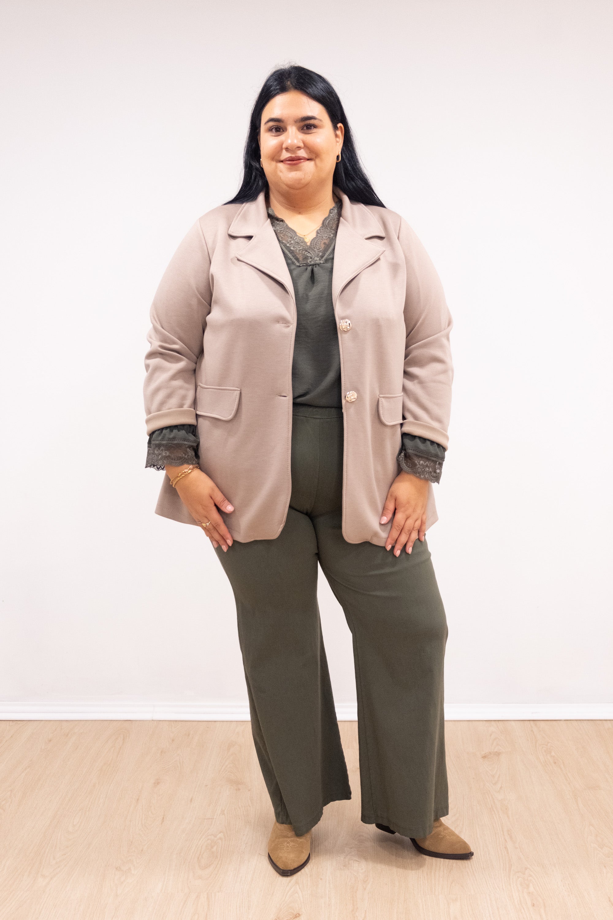 Blazer viscose toupe