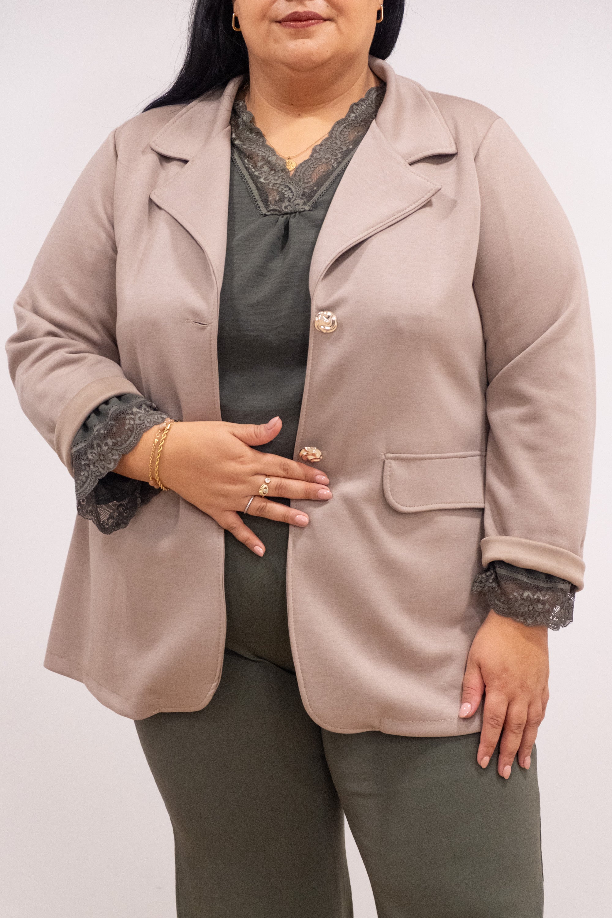 Blazer viscose toupe