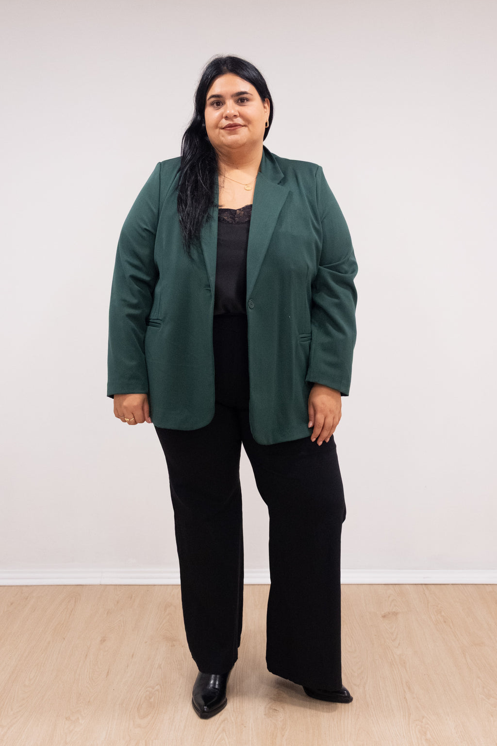 Blazer alfaiataria verde floresta