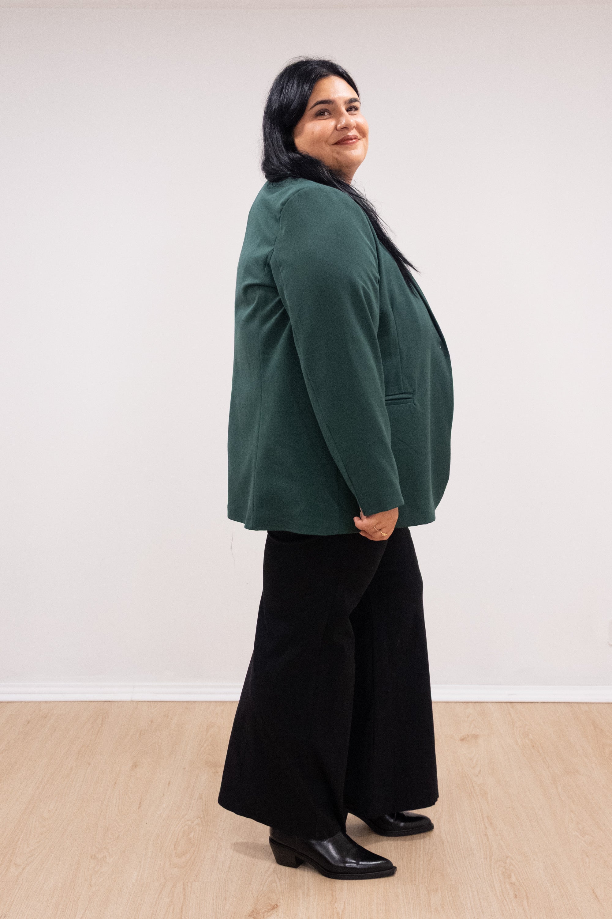 Blazer alfaiataria verde floresta