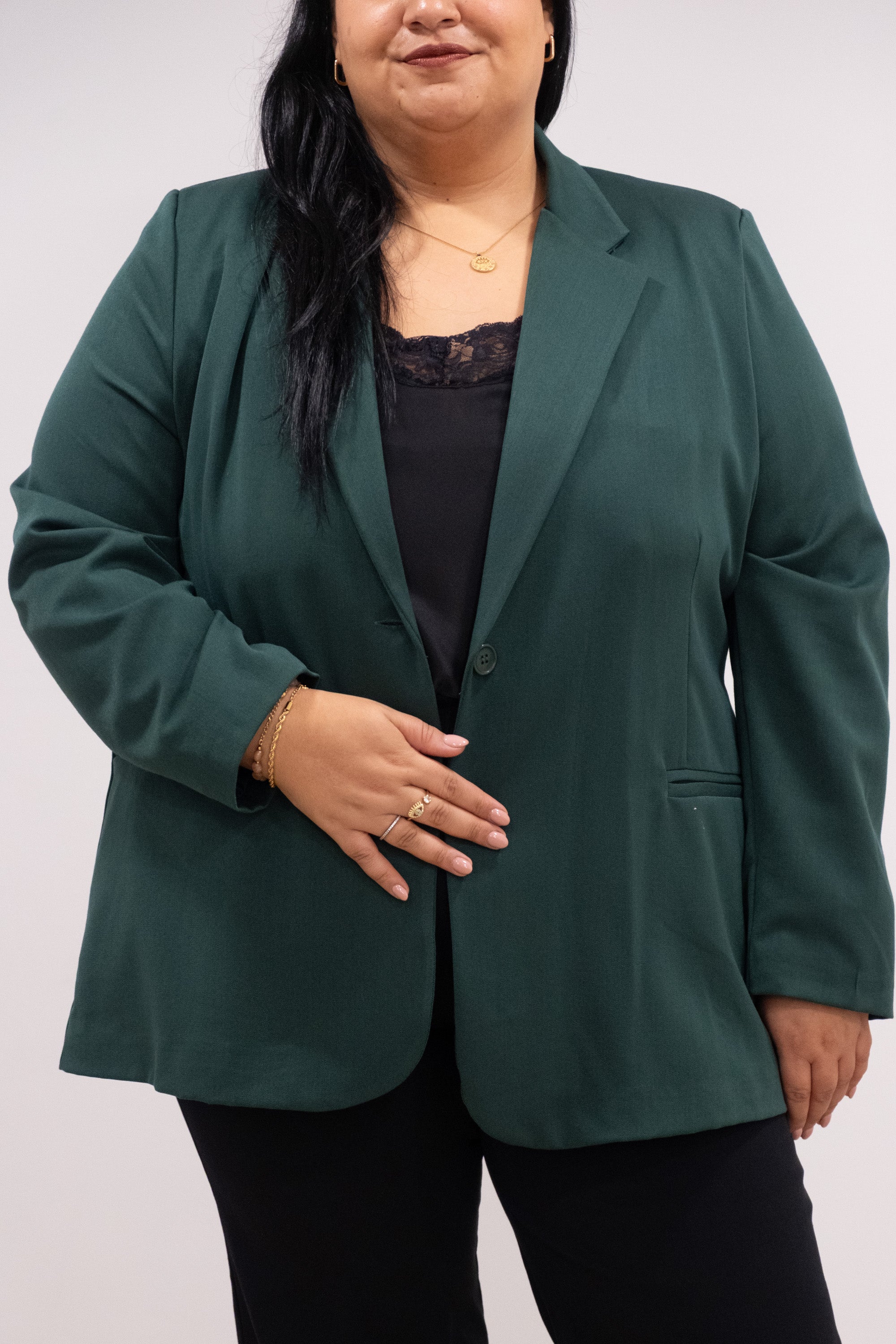 Blazer alfaiataria verde floresta