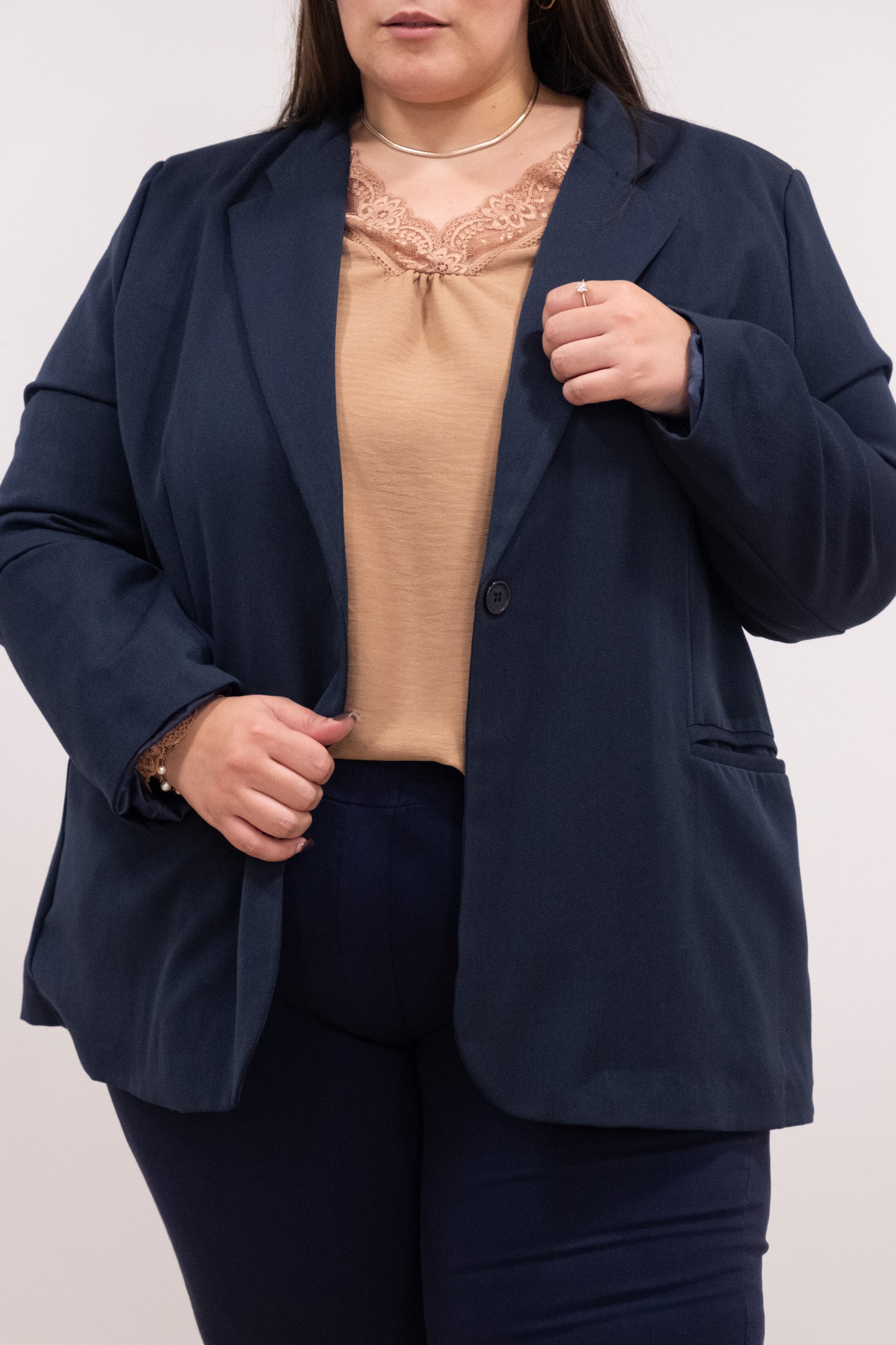 Blazer alfaiataria marinho