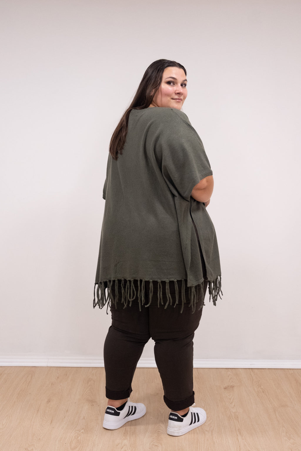 Poncho malha verde tropa