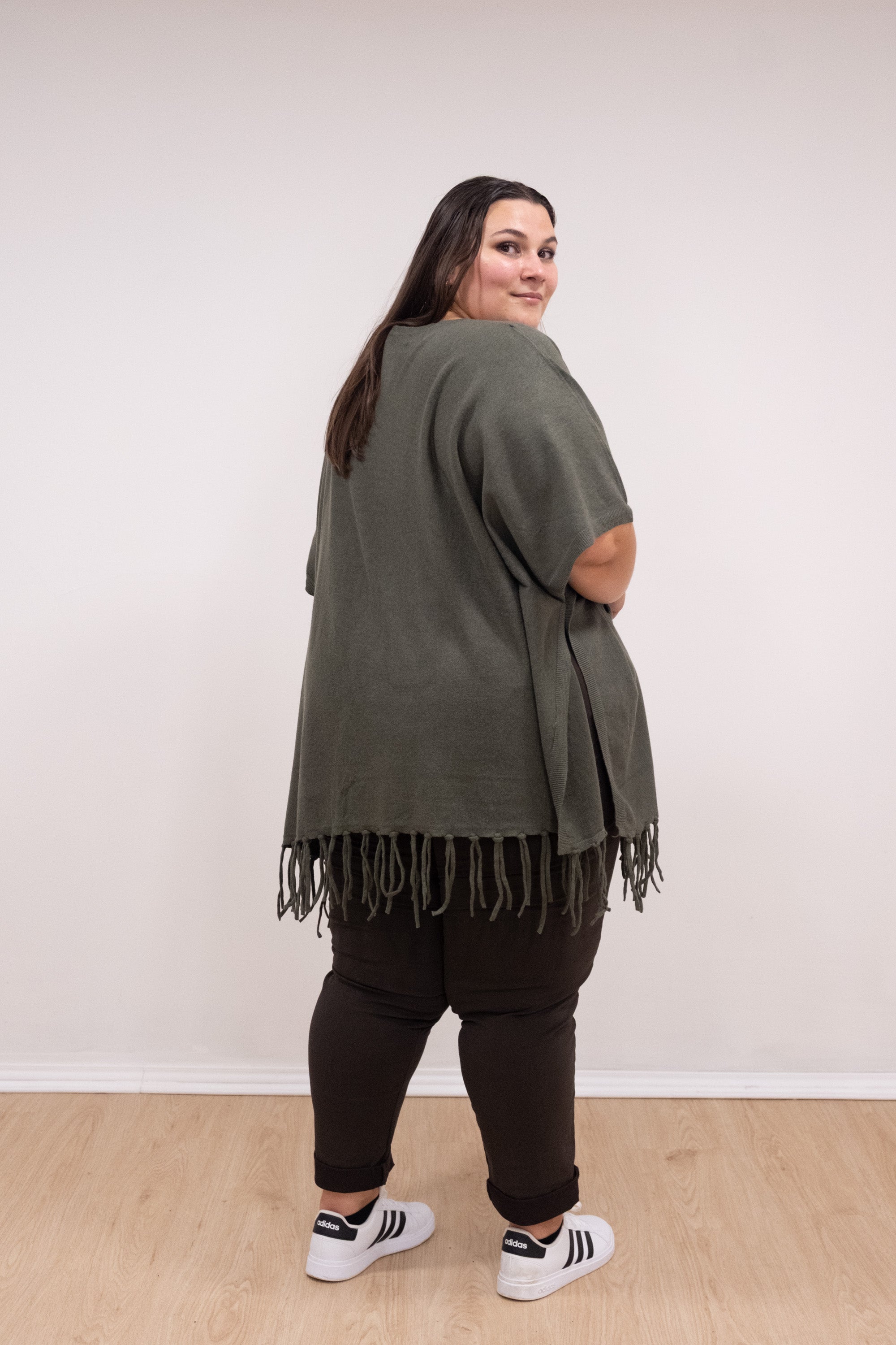 Poncho malha verde tropa